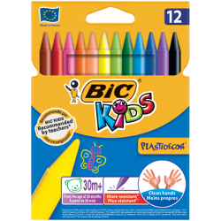 Crayons de Cire  Bic Kids Plastidecor 12 Couleurs, Racine