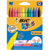Crayons de Cire  Bic Kids Plastidecor 12 Couleurs, Racine