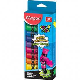 Tubes de gouache Maped Boite de 12 X 12ml, Racine