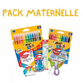 Kit rentrée 2022 spécial 3/5 ans maternelle fournitures scolaires, Racine