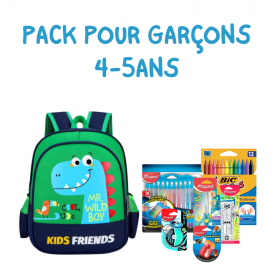 Kit rentrée 2022 spécial 4/5 ans maternelle garcon, Racine