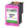 1 cartouche compatible HP 305 XL 305XL Couleur Sans Niveau d'encre, HP