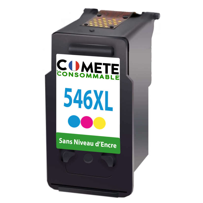 1 Cartouche d'encre 546 XL Compatible avec Canon PIXMA CL-546 Sans afichage du niveau d'encre, CANON 1 Cartouche d'encre 546 XL Compatible avec Canon PIXMA CL-546 Sans afichage du niveau d'encre, CANON