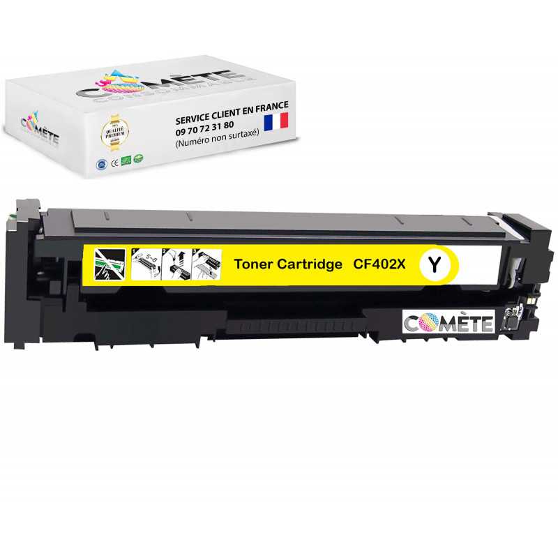 1 Toner compatible HP 201 Jaune 1 Toner compatible HP 201 Jaune