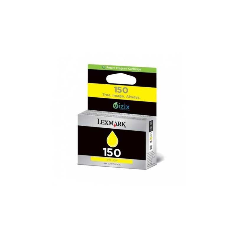 1 Cartouche originale LEXMARK 150 Jaune, Racine 1 Cartouche originale LEXMARK 150 Jaune, Racine