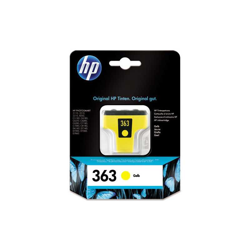 Cartouche originale HP 363 Jaune, Racine