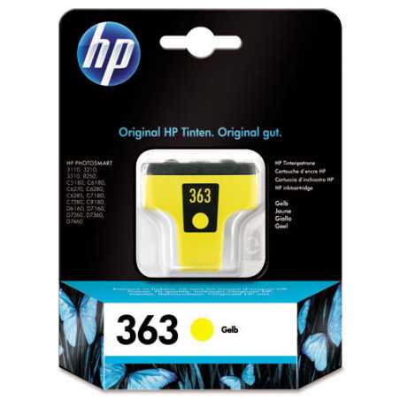 Cartouche originale HP 363 Jaune, Racine