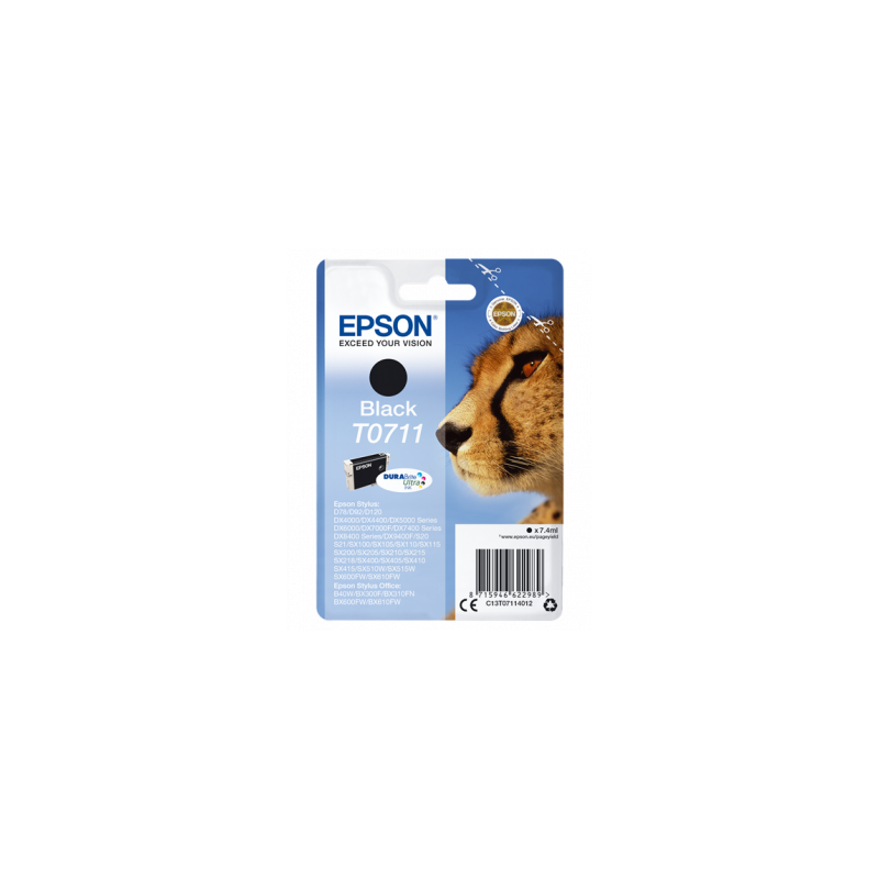 Cartouche originale Epson T0711 Noir, Racine Cartouche originale Epson T0711 Noir, Racine