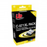 UPRINT 5 Cartouches Compatibles 570XL 571XL pour imprimantes Canon PIXMA PGI-570 CLI-571 - 1 Pack, CANON