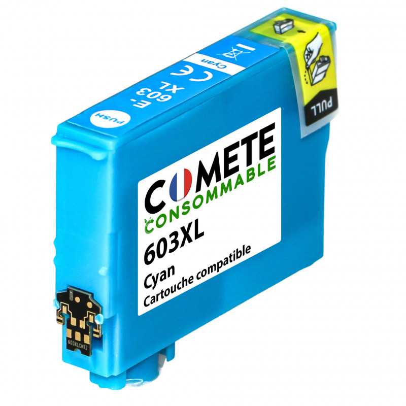 1 cartouche compatible EPSON 603XL Cyan, EPSON 1 cartouche compatible EPSON 603XL Cyan, EPSON
