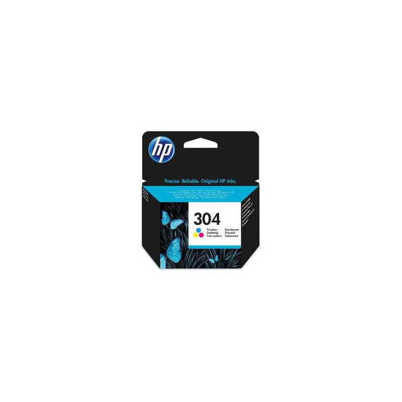 HP Cartouche d'Encre HP 304 Couleurs (Cyan, Magenta, Jaune) 2ml