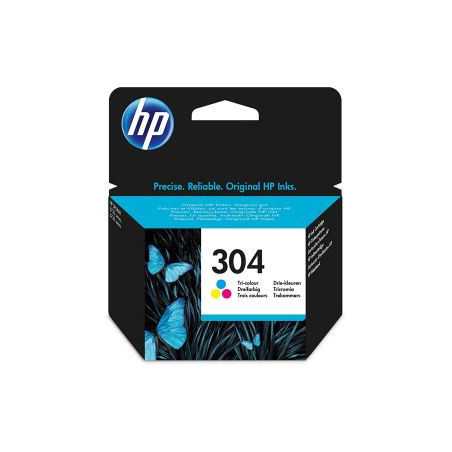 HP Cartouche d'Encre HP 304 Couleurs (Cyan, Magenta, Jaune) 2ml, Racine