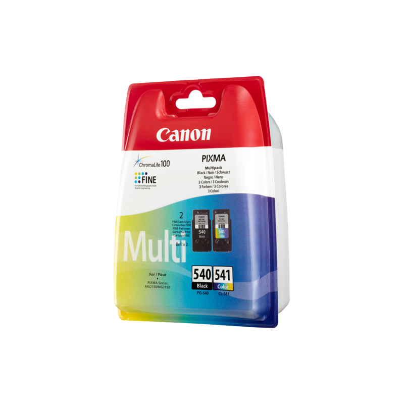 pack cartouches d'encre PG540 - CL541 - 1 Noir + 1 Couleurs, Racine pack cartouches d'encre PG540 - CL541 - 1 Noir + 1 Couleurs, Racine