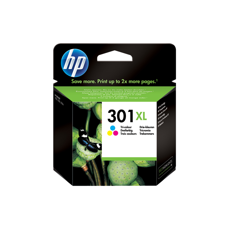 1 cartouche d'encre HP 301 XL 301XL authentique Couleur, Racine