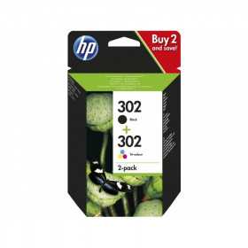 HP Pack 2 Cartouches d'Encre HP 302 : Noir et couleur 2x 3,5ml, Racine