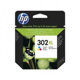 HP 1 Cartouche d'Encre HP 302 XL 302XL 3 couleurs (Cyan, Magenta, Jaune) 3,5ml, Racine