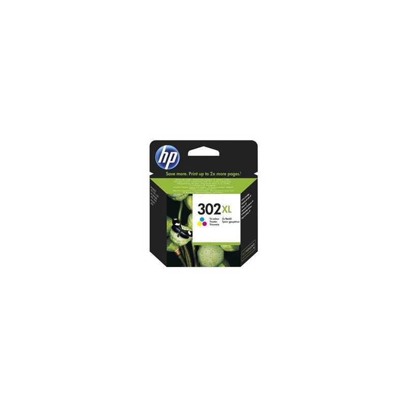 COMETE - 302 - 2 Cartouches d'Encre Compatibles pour HP 302