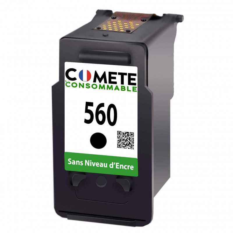 1 cartouche compatible CANON PG560 XL PG-560 Noir Sans affichage du Niveau d'encre, Racine