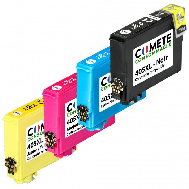 PACK 4 CARTOUCHE COMPATIBLE EPSON 405XL BK C M J, Racine PACK 4 CARTOUCHE COMPATIBLE EPSON 405XL BK C M J, Racine