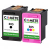 2 cartouche compatible HP 305 Noir et couleur Sans Niveau d'encre, Racine
