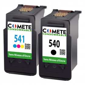 COMETE 540 541 Pack de 2 Cartouches d'encre Compatible avec CANON