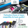 UPRINT - 604xl - 4 Cartouches Compatibles Ananas 604 XL - 1 Noir + 1 Cyan + 1 Magenta + 1 Jaune, Racine