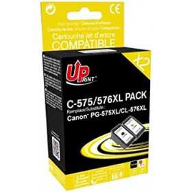 UPRINT Pack de 2 Cartouche compatible CANON 575XL 576XL NOIR + COULEUR, Racine