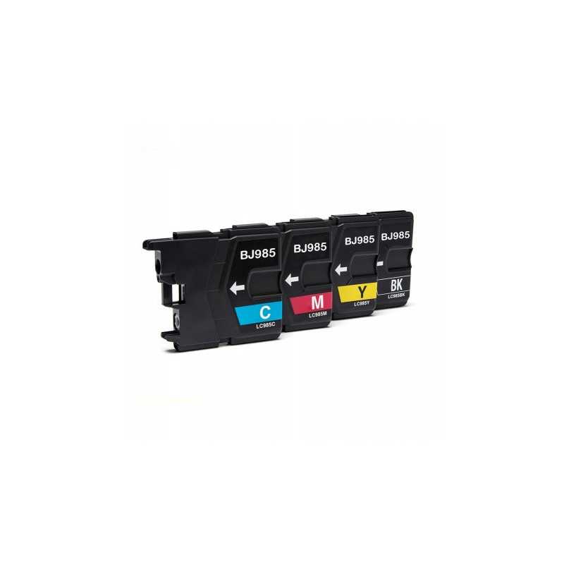 UPRINT LC985 Pack 4 Cartouches compatibles BROTHER LC985, Racine