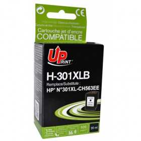 UPRINT 301XL HP CH563EE 301 XL cartouche compatible - 1 Noir