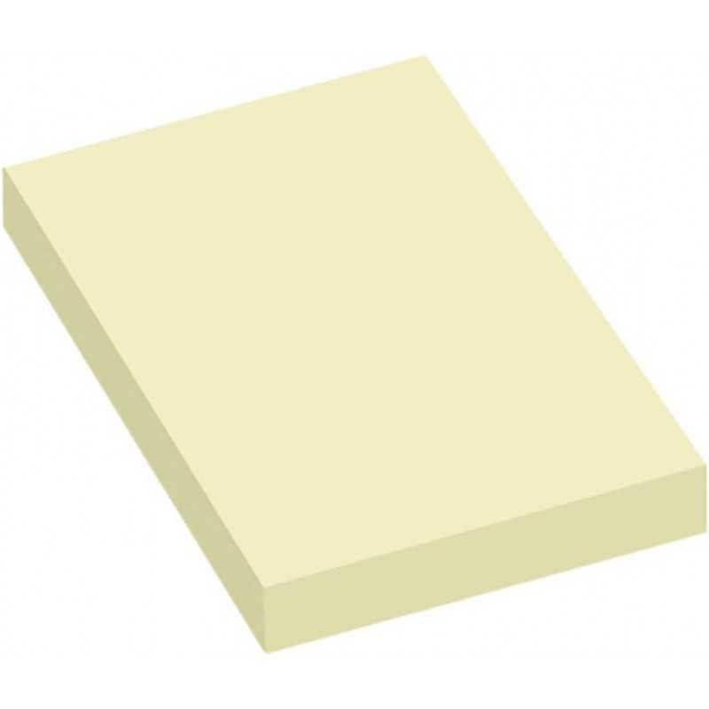 Bloc notes adhésifs 75x100 mm / Ref: MI75100 / couleur jaune - Comète consommable