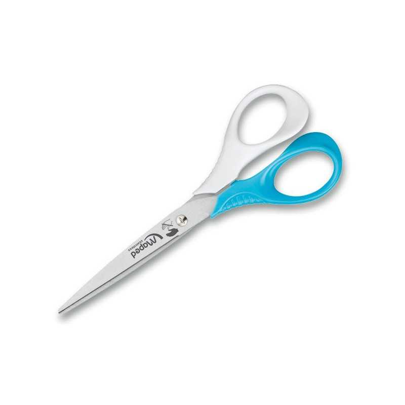 Ciseaux Maped gaucher Shape 3D 16cm bleu et blanc