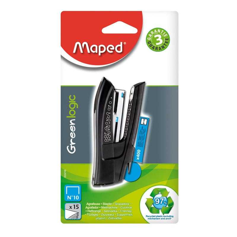 Agrafeuse Maped GREENLOGIC Nº10 + 400 Agrafes