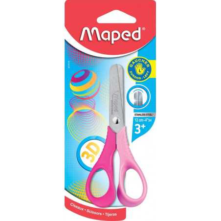 Ciseaux Maped VIVO Gaucher 12cm gaucher rose
