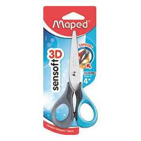 Ciseaux Maped SENSOFT 13 CM -Gris et bleu