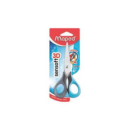 Ciseaux Maped SENSOFT 13 CM -Gris et bleu