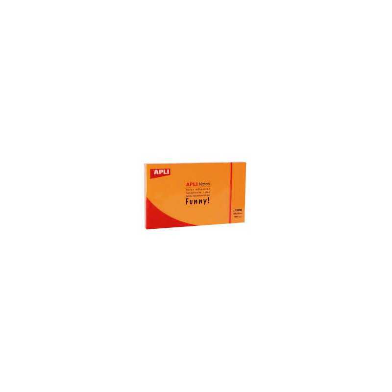 Bloc Notes Apli 125x75mm Orange