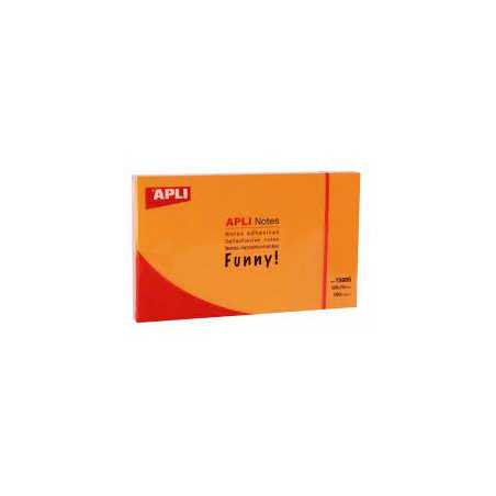 Bloc Notes Apli 125x75mm Orange