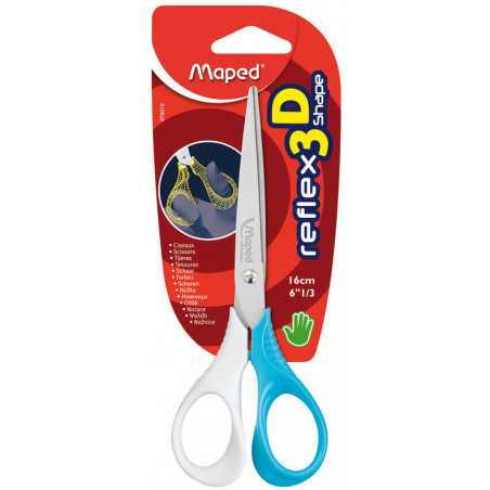 Ciseaux MAPED SHAPE 3D 16 CM bleu