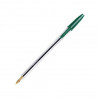 Stylo à bille BIC Crystal Green Bx 50 Pcs. Ecriture moyenne.