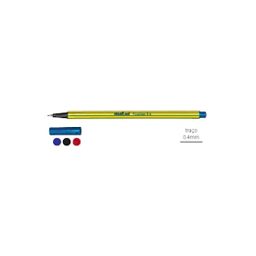 Marqueur Permanent Fineliner Molin RFL290 Bleu Pack 12