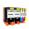 5 cartouches compatibles HP 920XL - 1 Noir + 1 Cyan + 1 Magenta + 1 Jaune