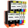10 cartouches compatibles HP 920XL - 1 Noir + 1 Cyan + 1 Magenta + 1 Jaune