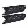 8 Cartouches compatibles BROTHER LC1240 LC1280 - 1 Noir + 1 Cyan + 1 Magenta + 1 Jaune