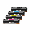 4 Toners compatibles CANON 054H 054 H - 1 Noir + 1 Cyan + 1 Magenta + 1 Jau