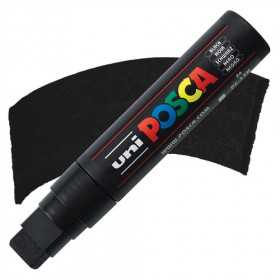 POSCA PC-17K Noir / Ref: P17K24 / Marqueur Pointe Extra Large  Ecriture 15mm.