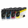 Pack de 4 Cartouches Compatibles avec Brother LC424 Noir Cyan Magenta Jaune