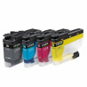 Pack de 4 Cartouche Compatibles avec Brother LC426 Noir + Cyan + Magenta + Jaune