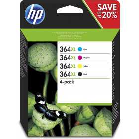 Pack de 4 cartouche originale HP 364 XL BKCMY