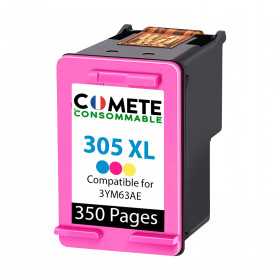 1 cartouche compatible 305XL pour Imprimante HP DeskJet 4120e 2700 4200 ou HP Envy - Couleur