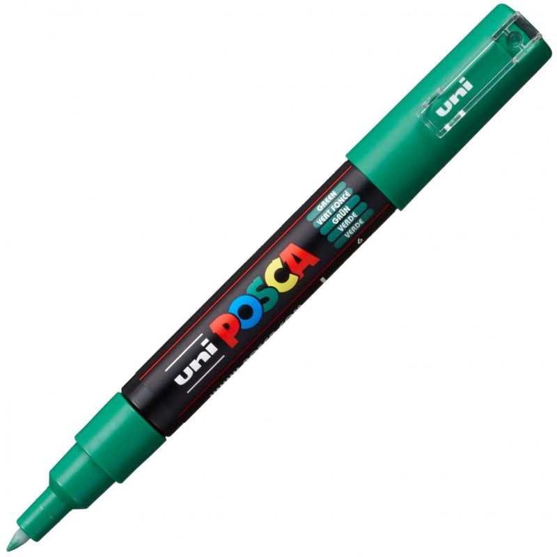 Marqueur POSCA PC-1M VERT / Réf : P1M6 / Couleur : Vert Marqueur POSCA PC-1M VERT / Réf : P1M6 / Couleur : Vert